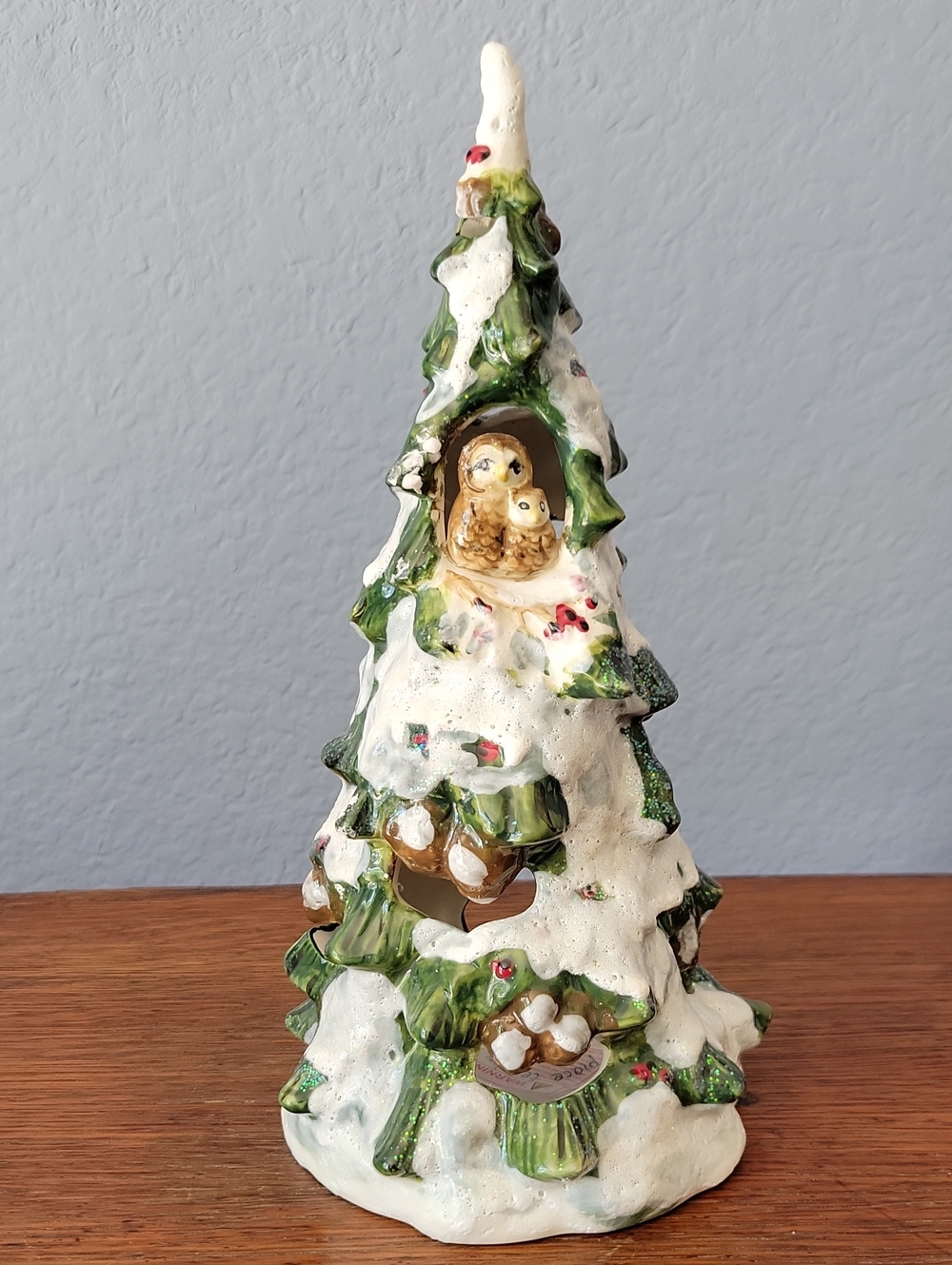2012 Blue Sky Clayworks Snowtree Tealight Holder
